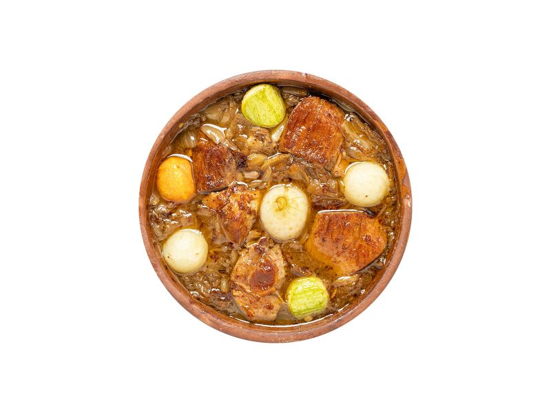 Veal Orma Tagine with Onions