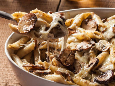 Oven Baked Pasta With Mushroom