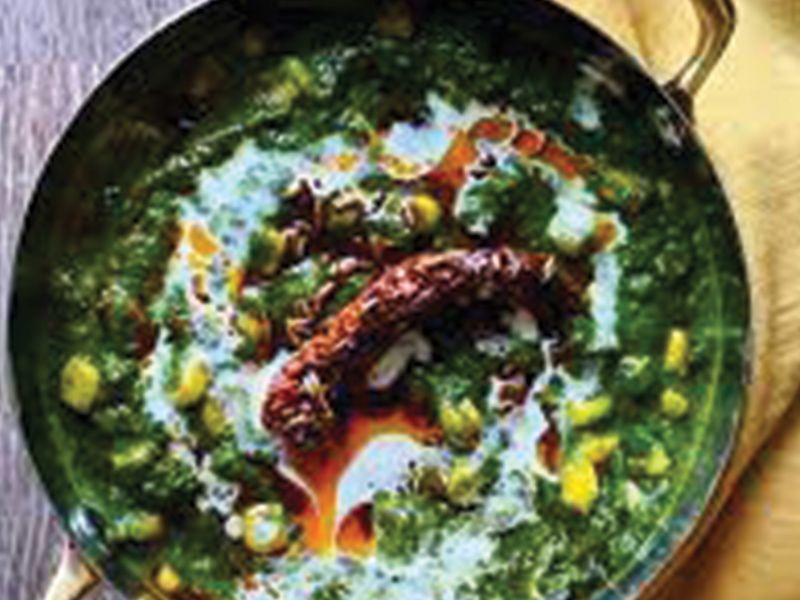 Palak Corn