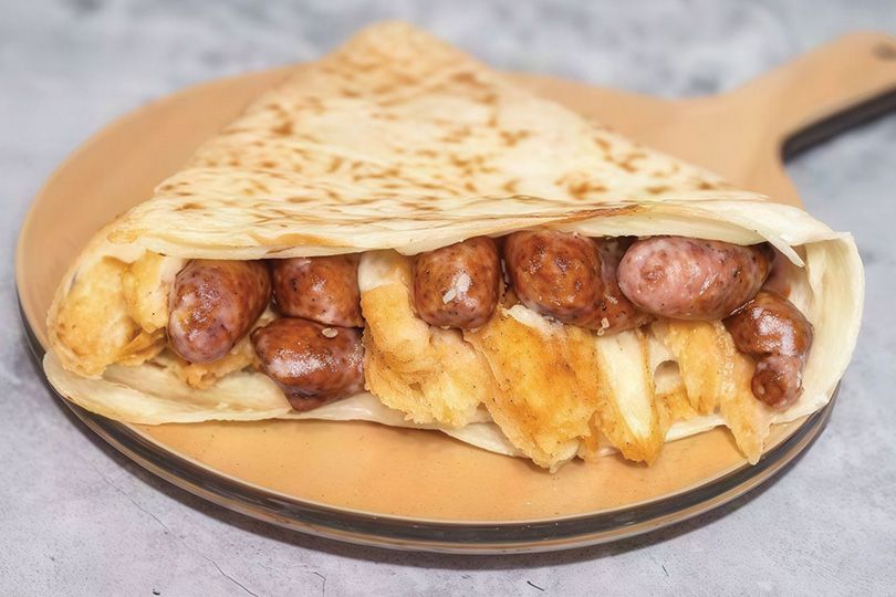 طريقة تحضير كريب السجق في المنزل بخطوات سهلة