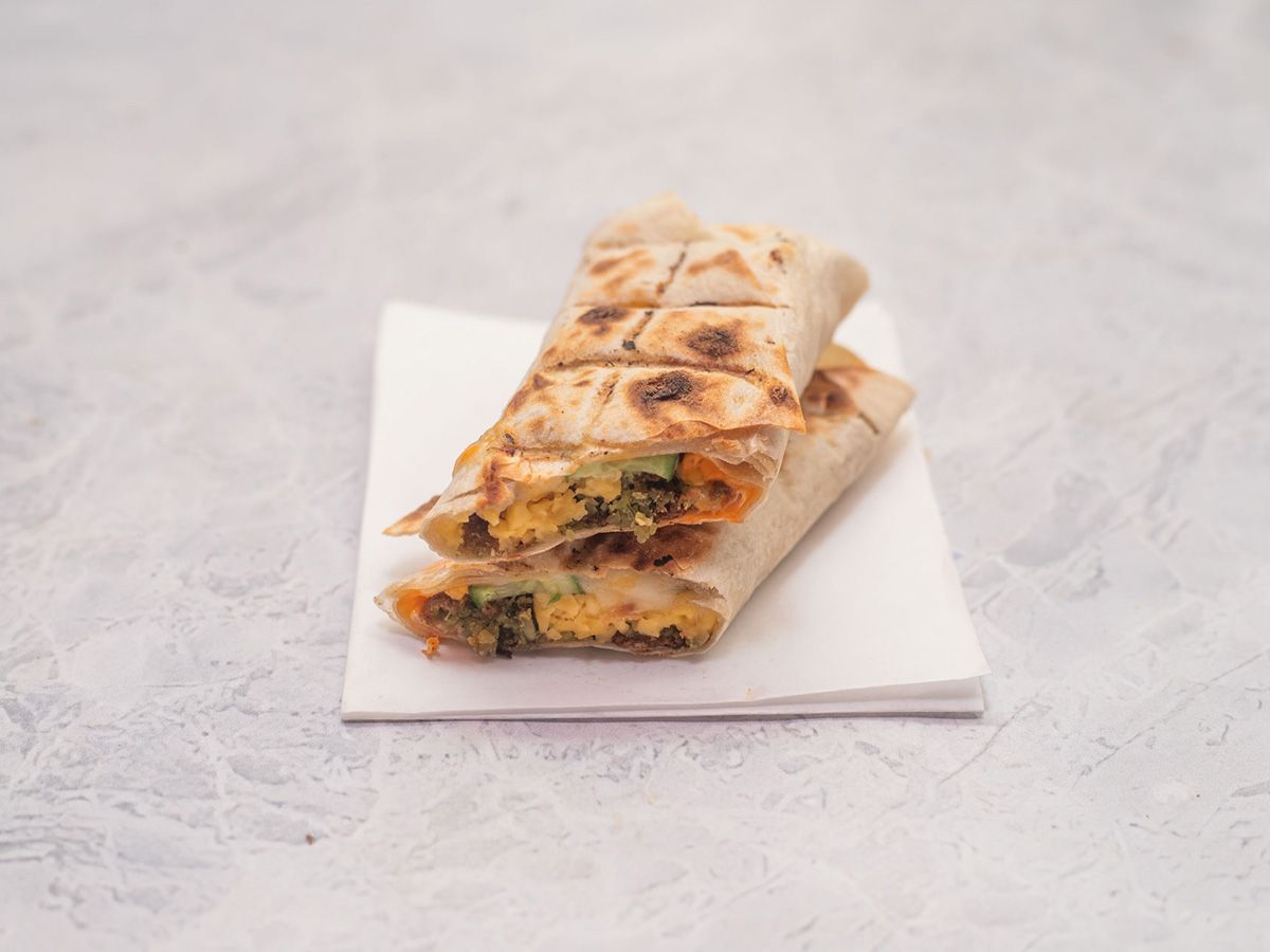 Falafel Sandwich Mixed Cheese Roll