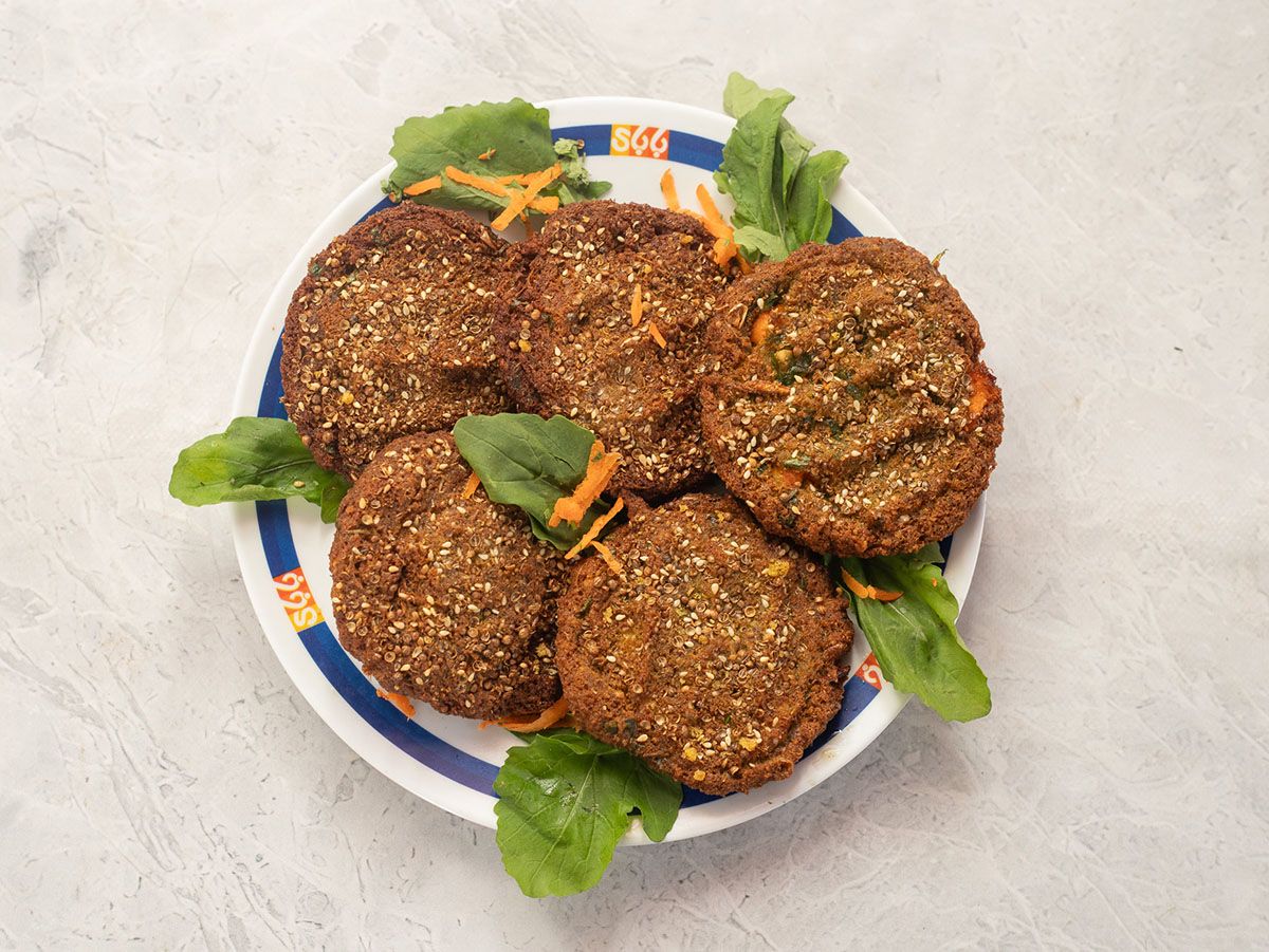 Cheddar Falafel Patty