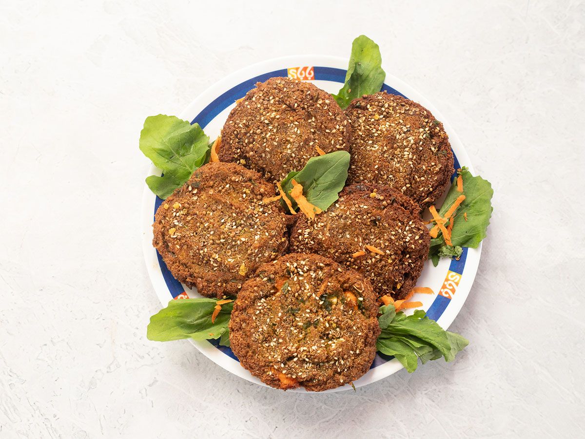 Mozzarella Falafel Patty