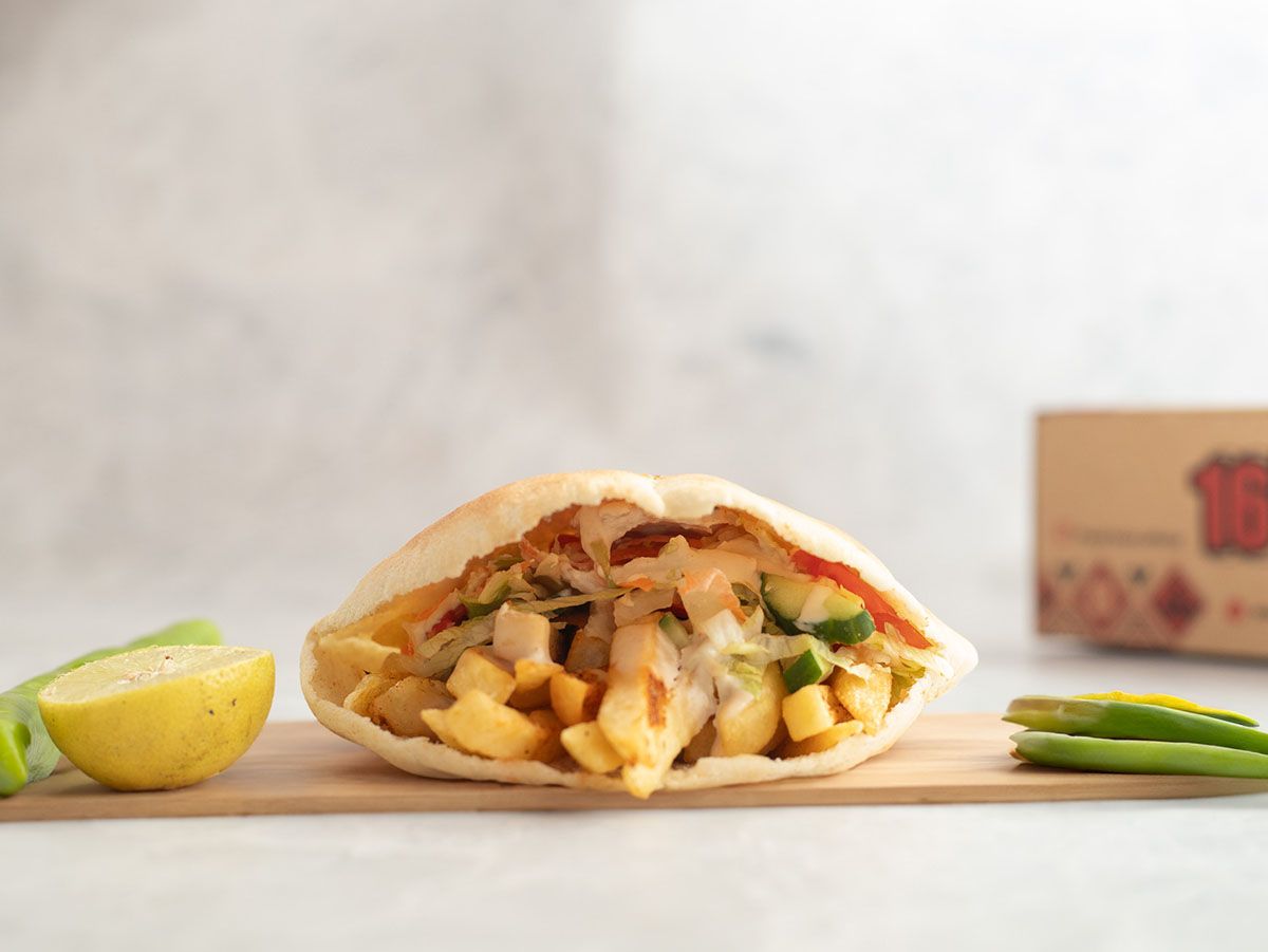 French fries sandwich