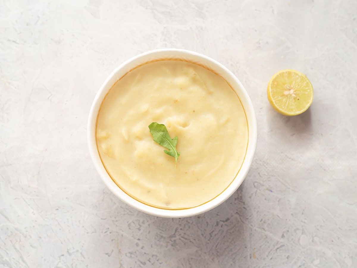 Plain mashed potato box