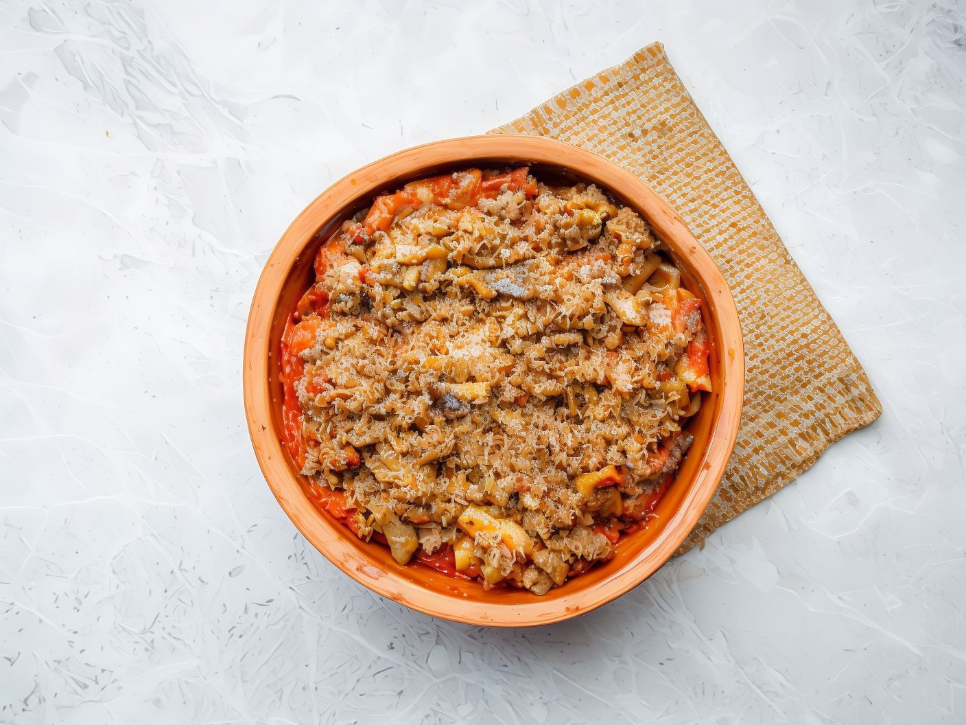 Pasta With Minced Meat Casserole
