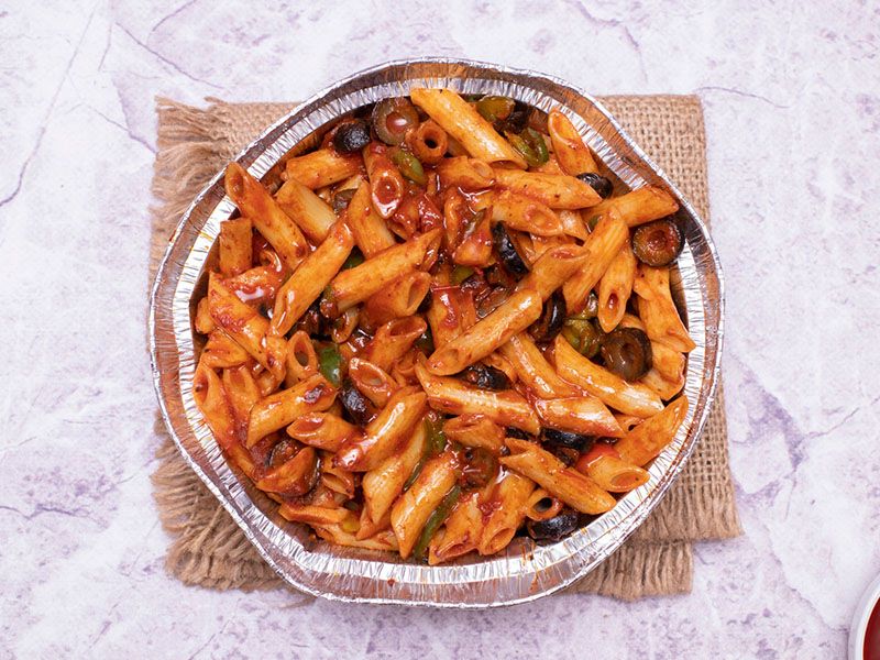 Arrabbiata With Vegetables Penne Pasta