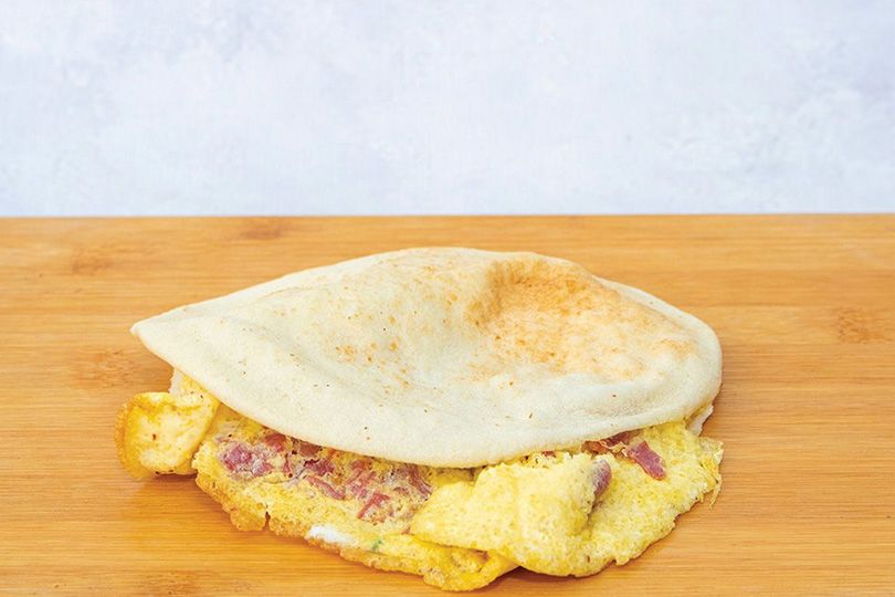 Pastrami Egg Sandwich