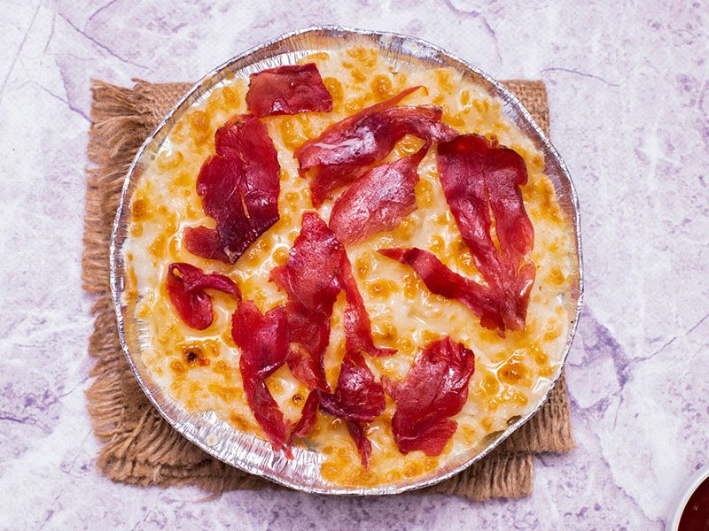Béchamel Pasta with Pastirma