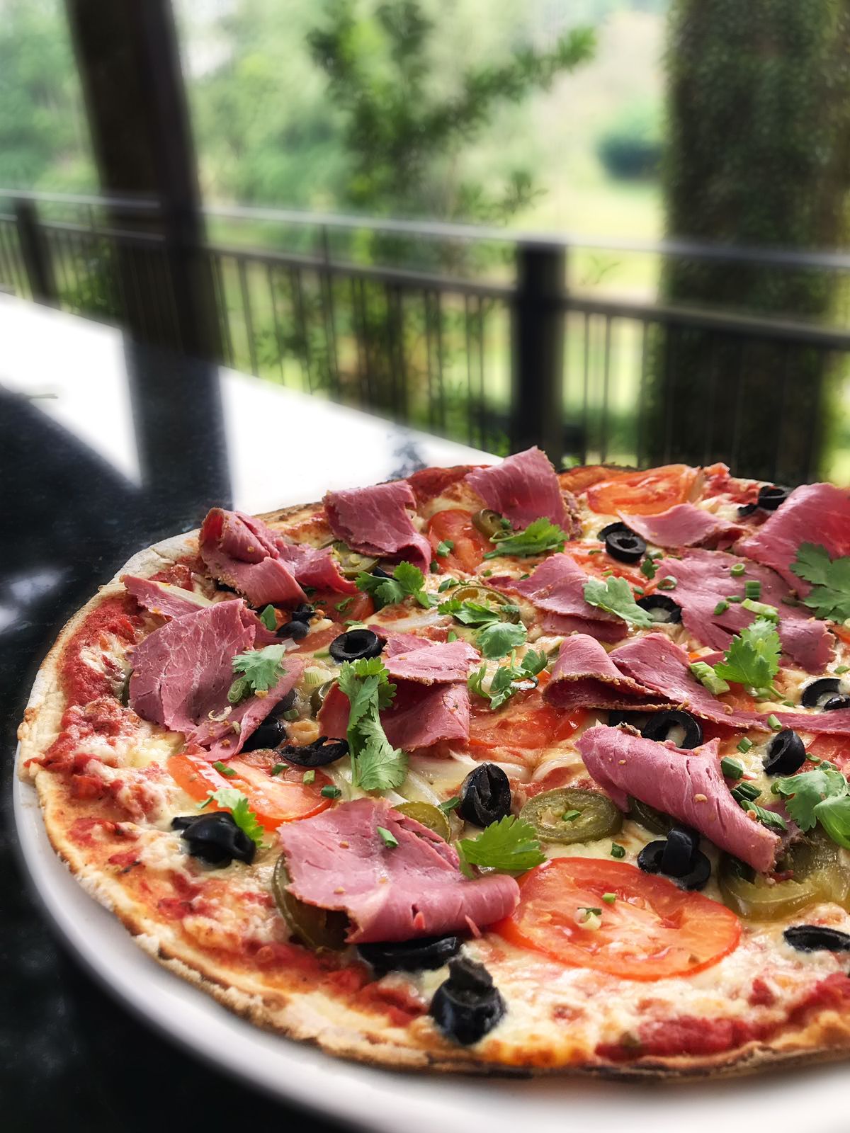 Pastrami Italian Pizza