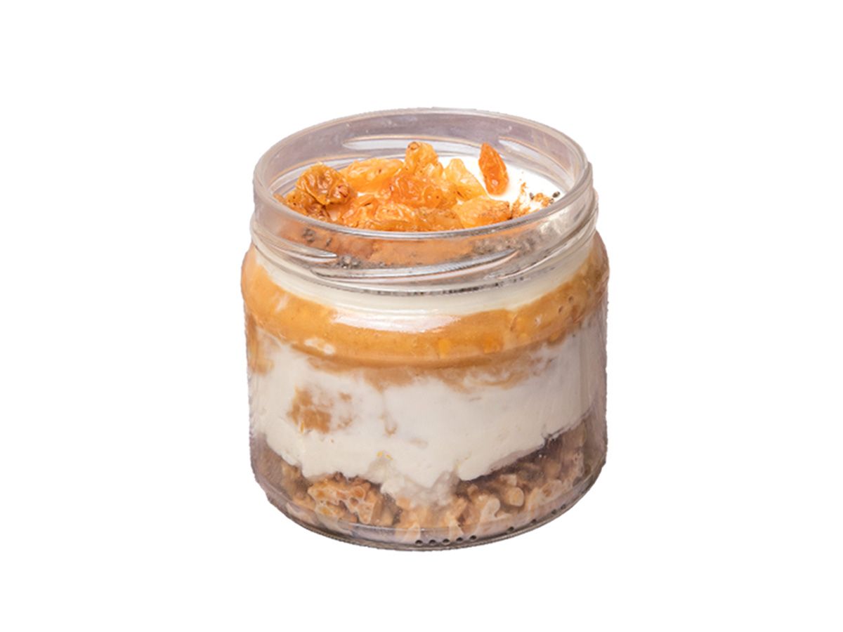 Peanut Butter And Raisins Greek Yogurt