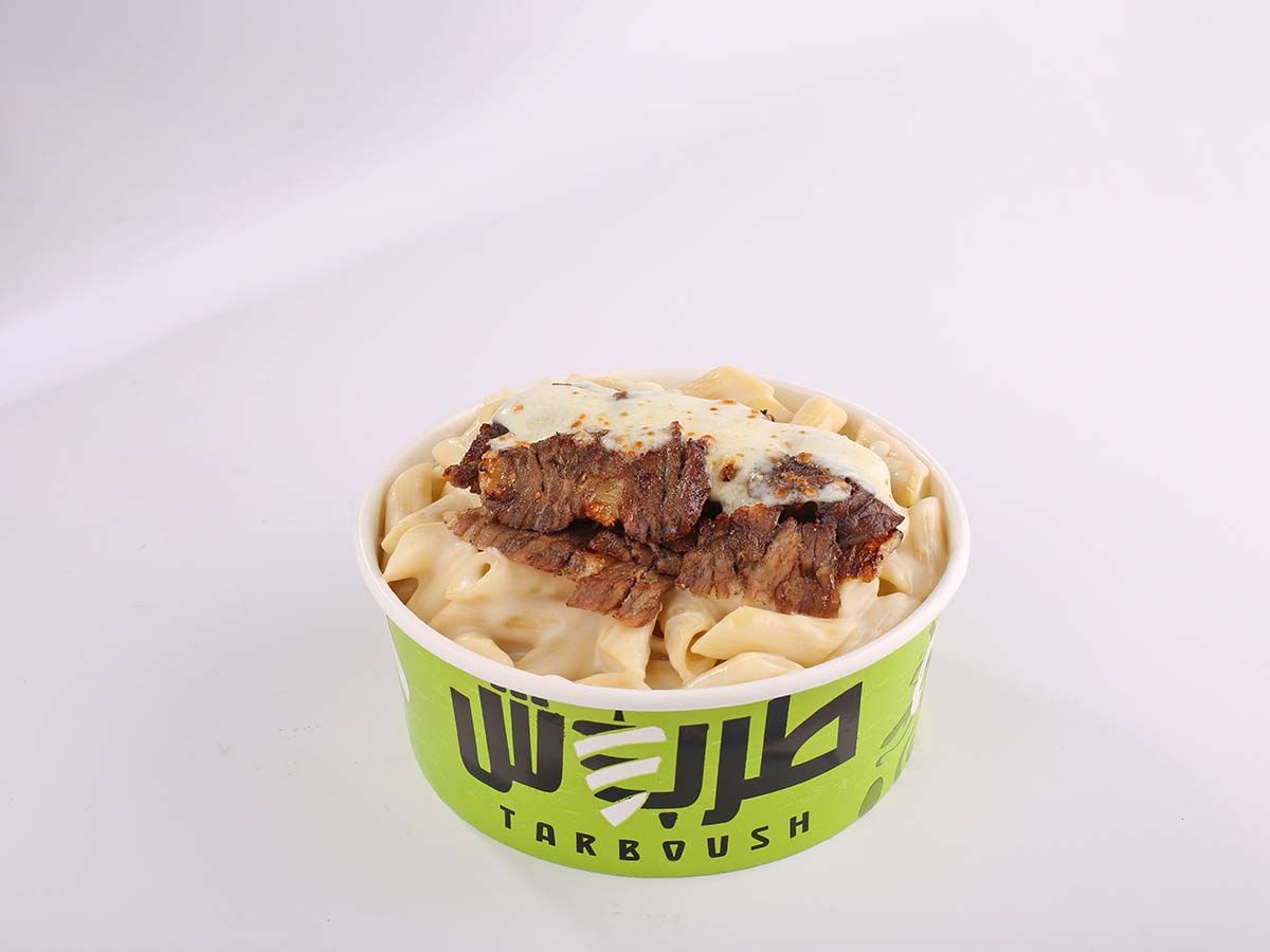 Penne Pasta With Meat Shawerma Large