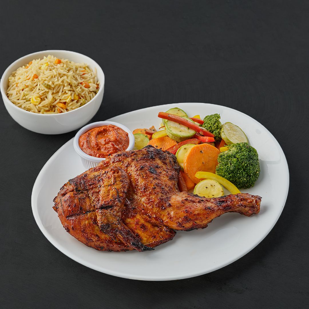 1/2 Roasted Chicken Peri Peri (African Flavor) Spicy