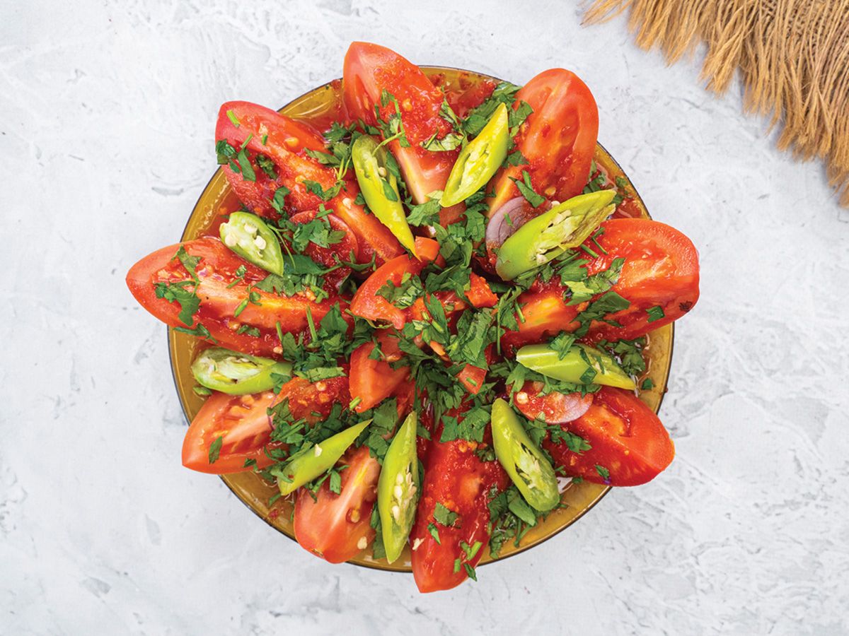 Pickled tomatoes