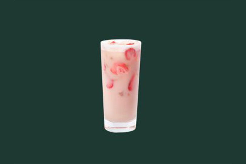 Pink Coconut Starbucks Refresha Drink