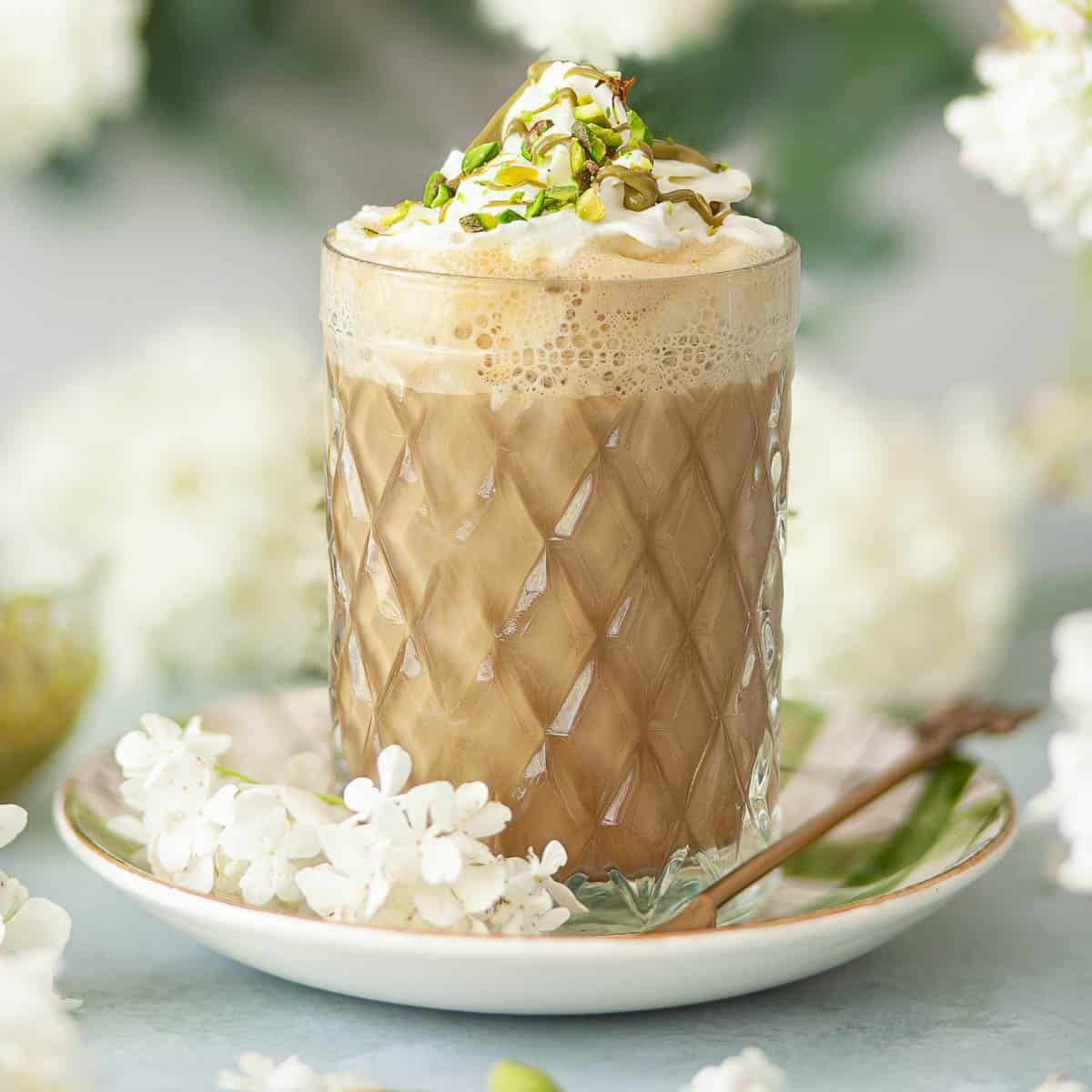 Pistachio Spanish Latte