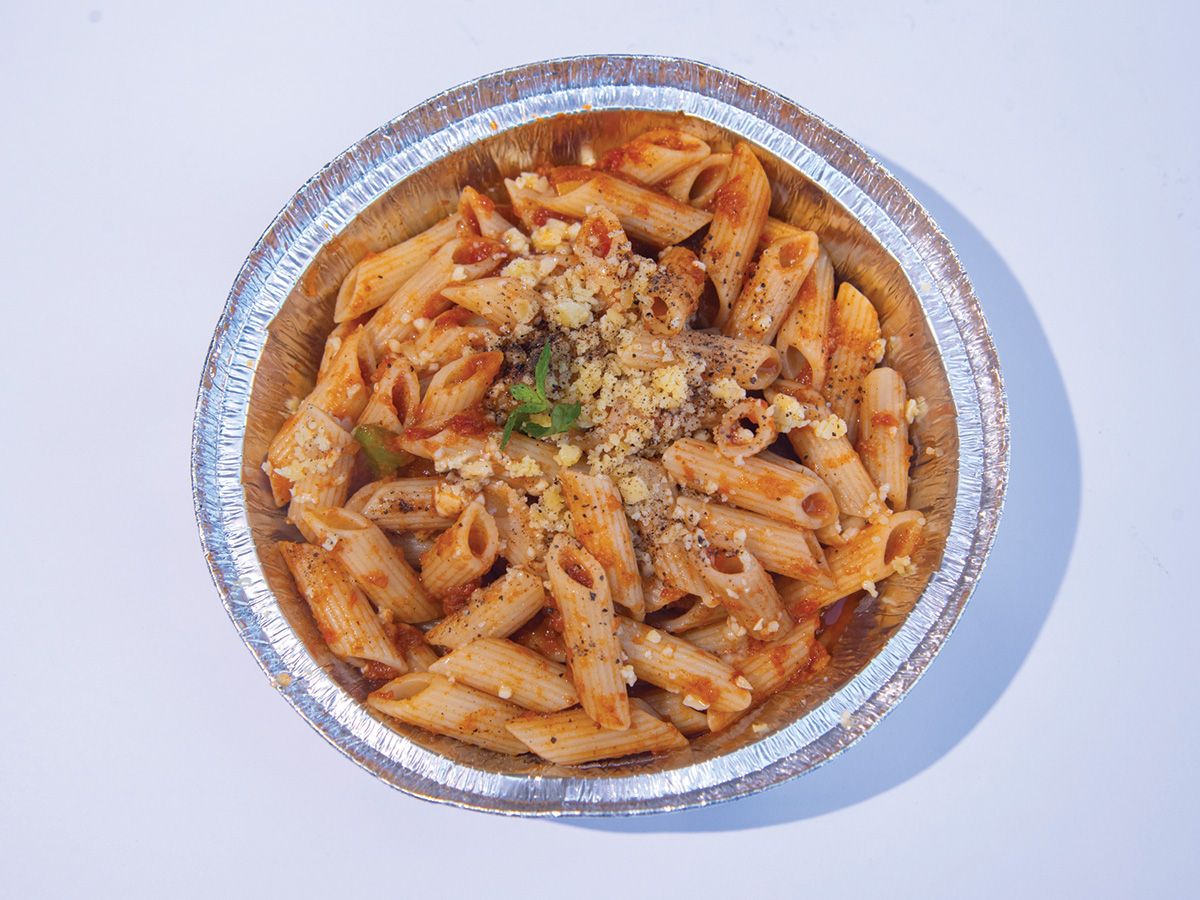 Plain Pasta With Red Sauce