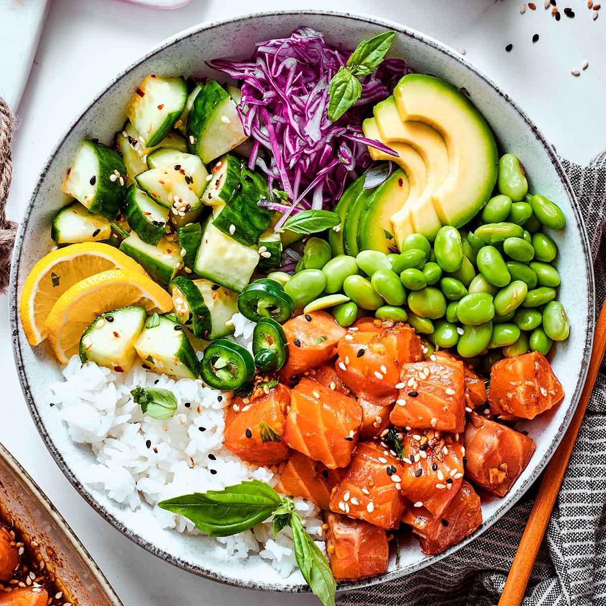 Poke Salmon