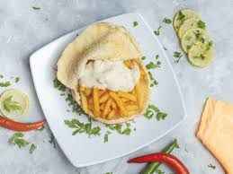 Potato and cheese sandwich