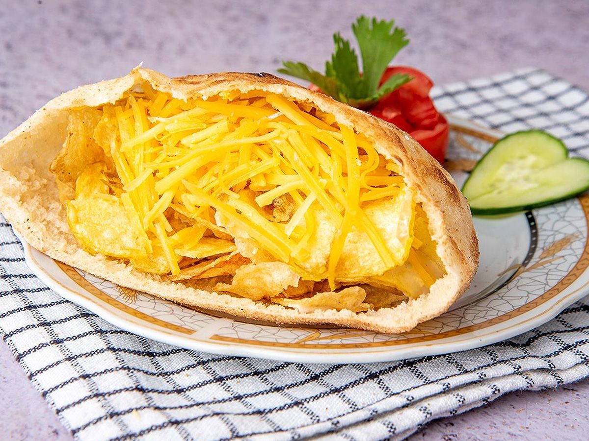 Potato On Cheese Sandwich