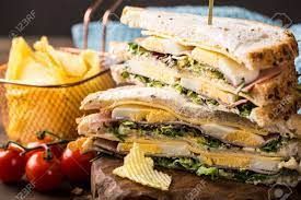 Potato Chips With Boiled Eggs Sandwich