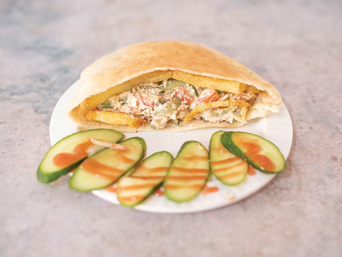 Feta Cheese Fingers Sandwich Shami