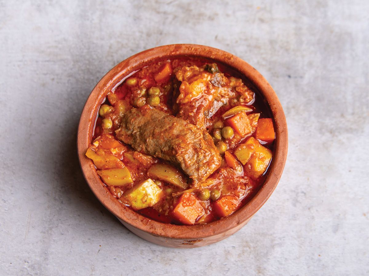 Mix Vegetables With Meat Casserole