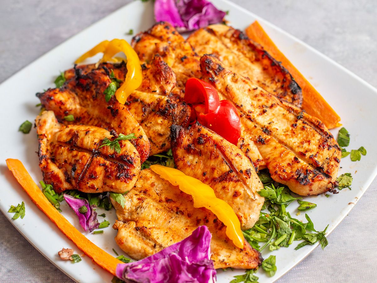 Grilled chicken without rice
