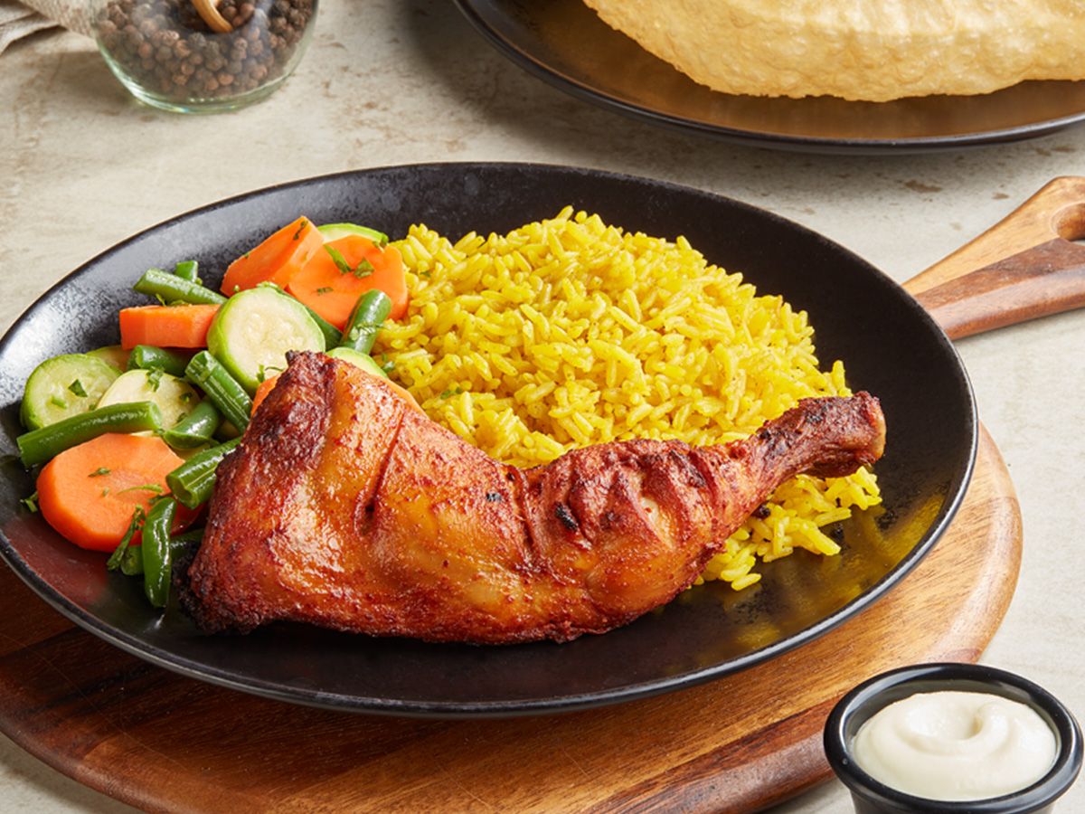 Quarter Chicken Tikka With 2 Sides