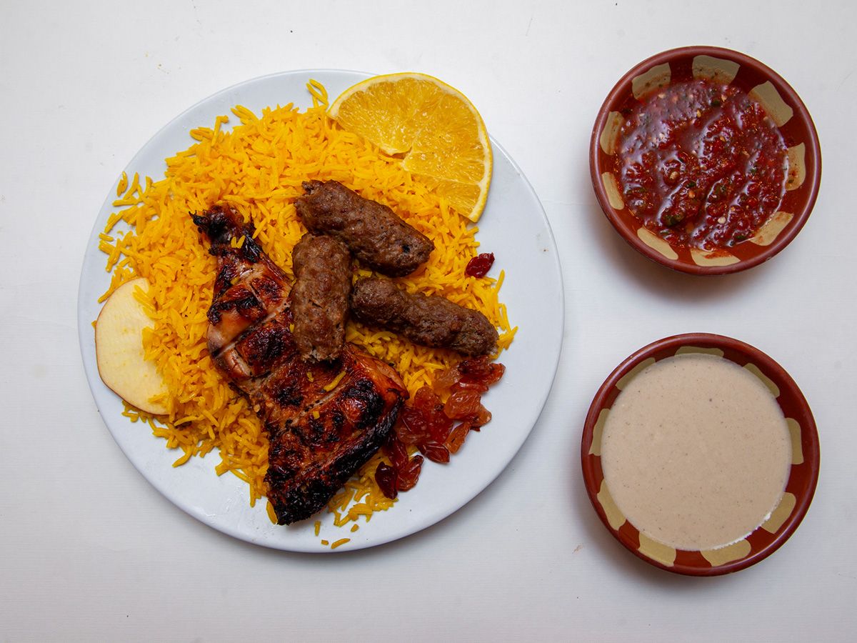 Quarter Grilled Chicken And 3 Kofta