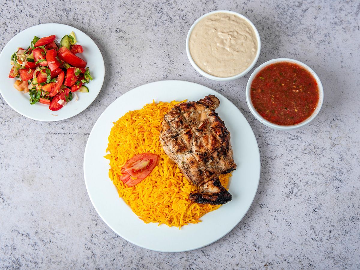 Quarter Chicken With Rice