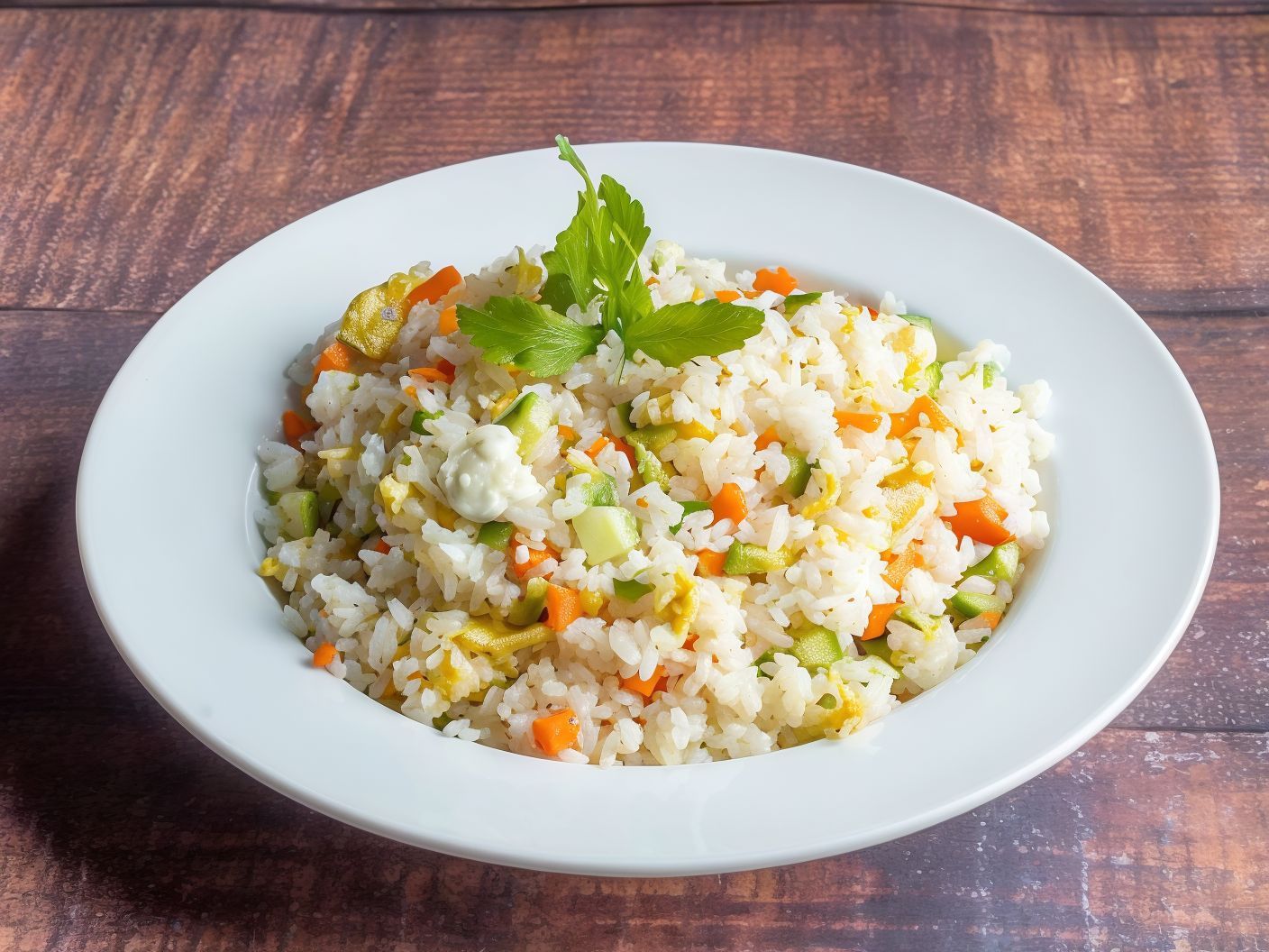 R05- Fried Rice with Eggs and Vegetables