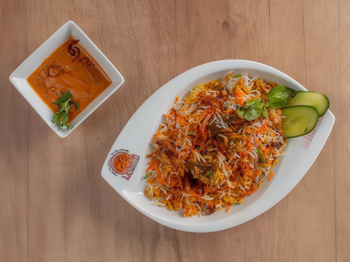 RI03- Lamb Biryani Rice In Indian Style