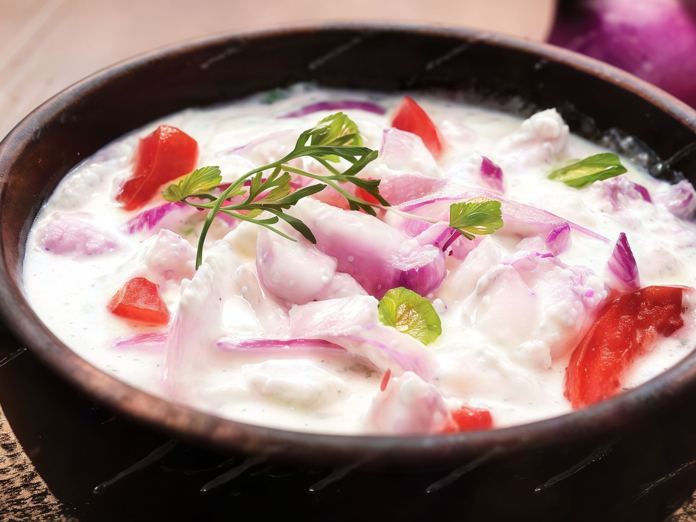 Raita With Onions