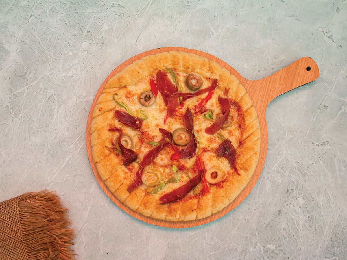 Italian Pastrami Pizza