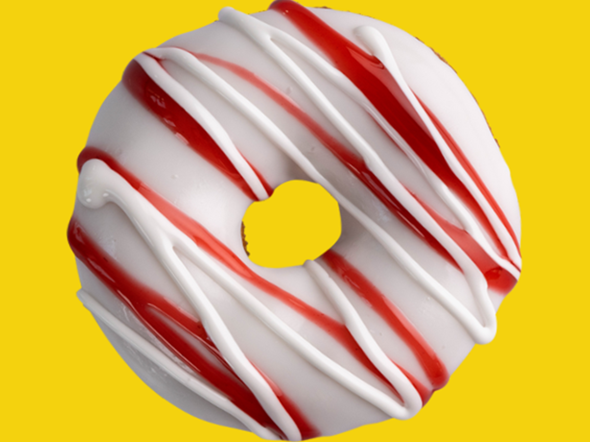 Raspberry Fluff Donut