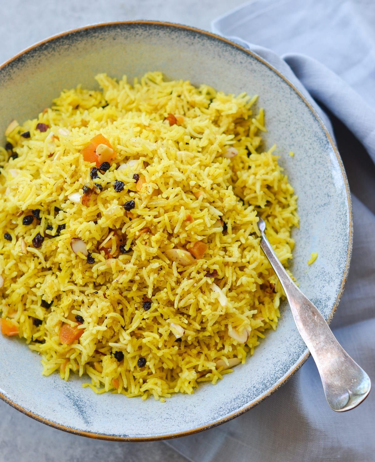 Basmati Rice with Nuts Platter