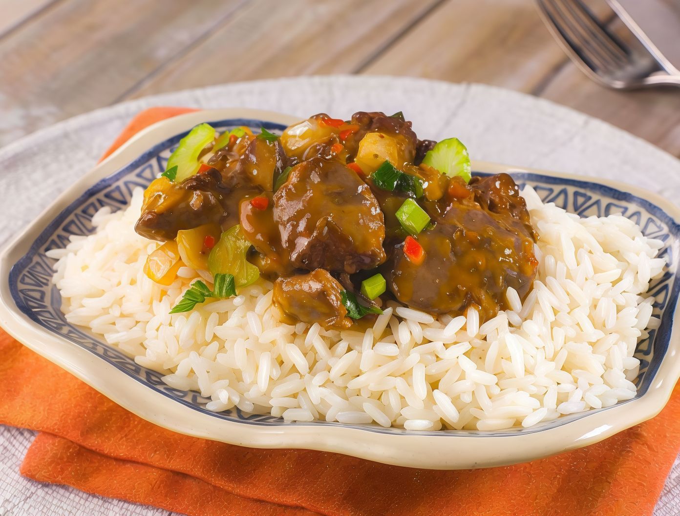 Rice With Liver Platter