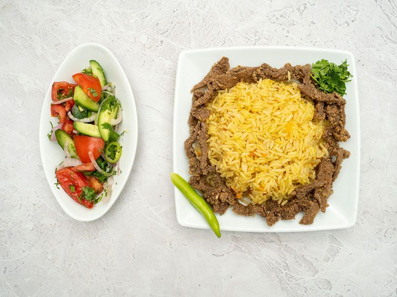 Rice With Liver Dish