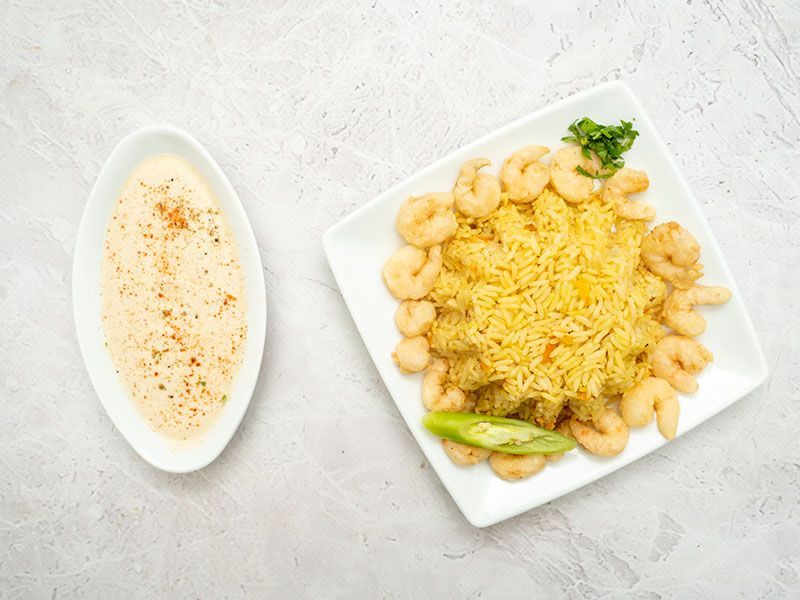 Rice With Shrimp Dish