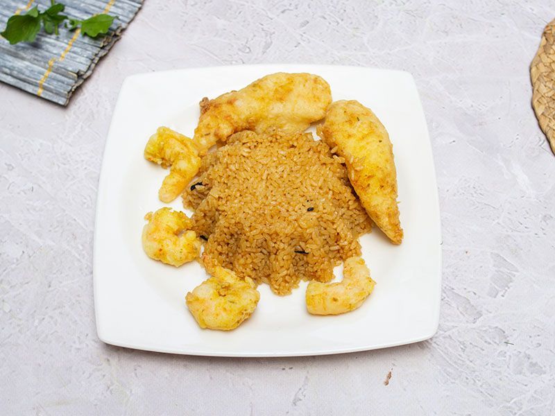 Rice With Fillet And Shrimp