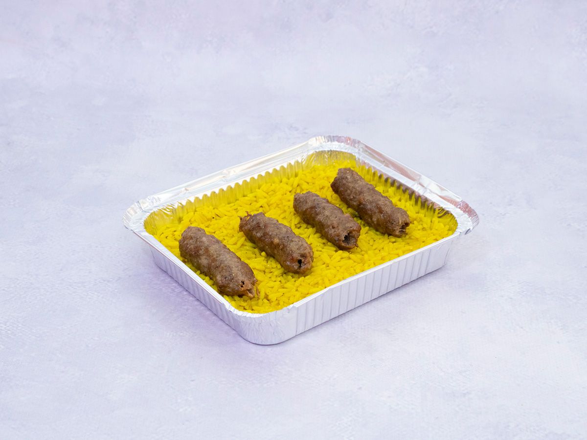 Rice with Mexican Grilled Kofta