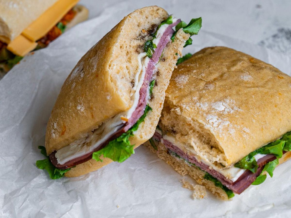 Roast Beef Halloumi Panini