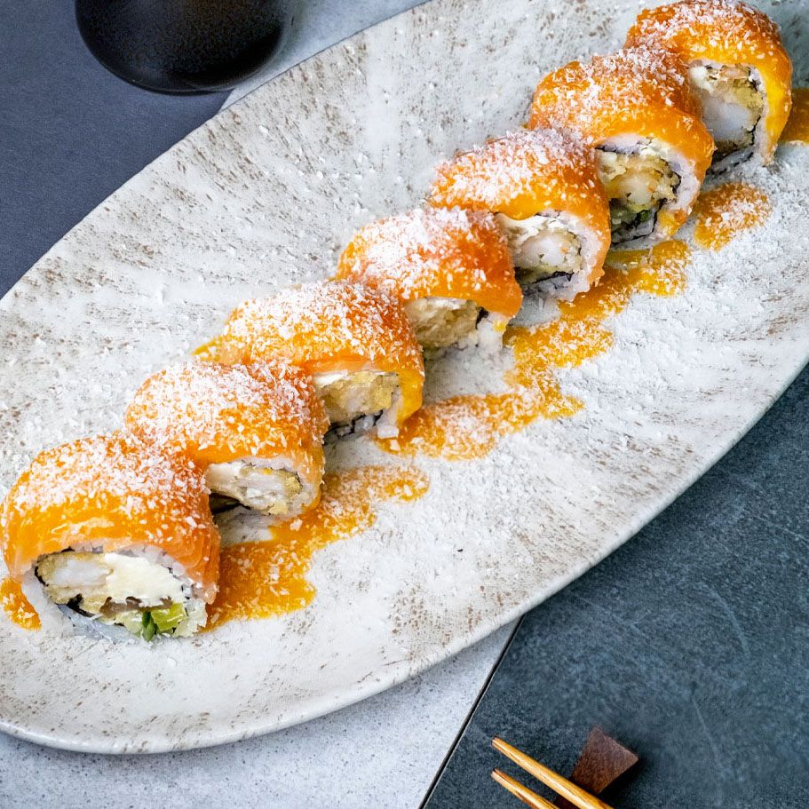 Add Shrimp Tempura With Cream Cheese