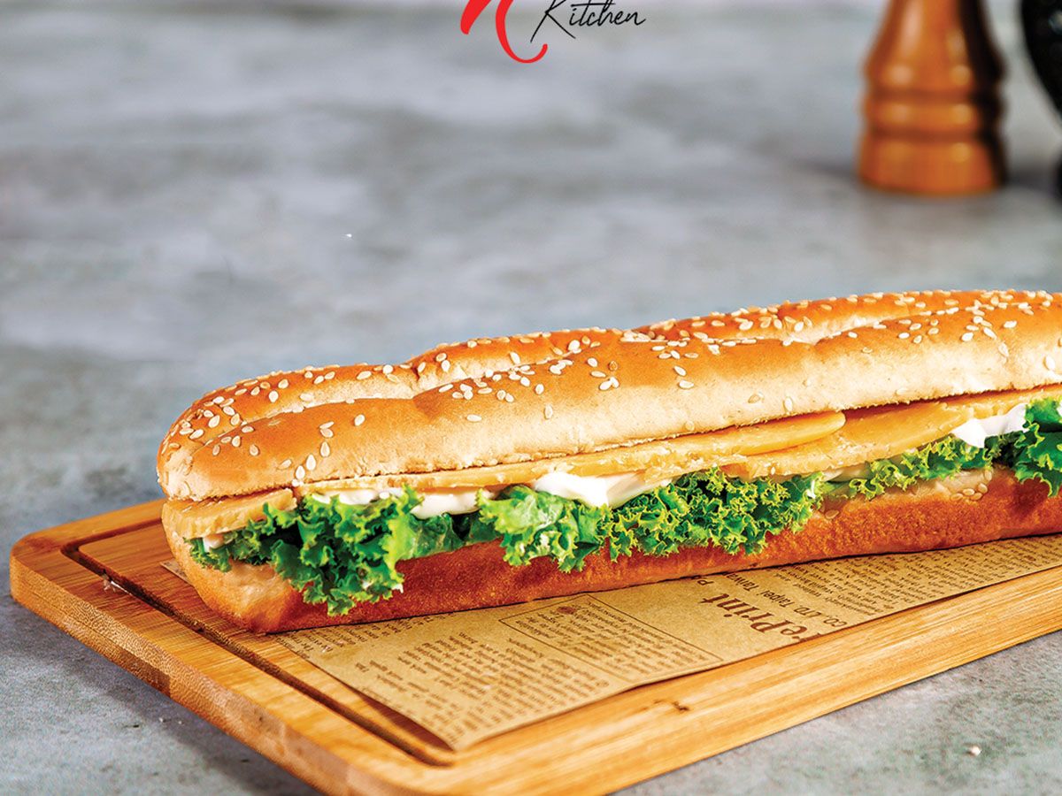 Rumi and Kiri Cheese sandwich