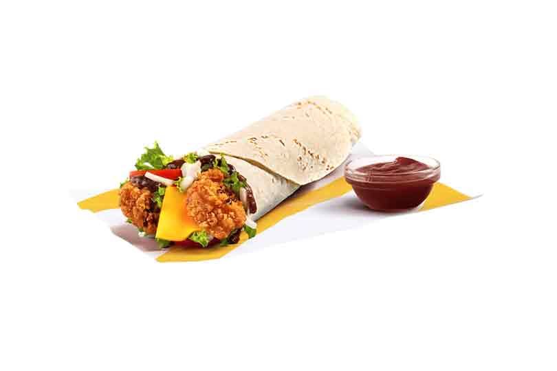 Chicken BBQ Wrap Sandwich