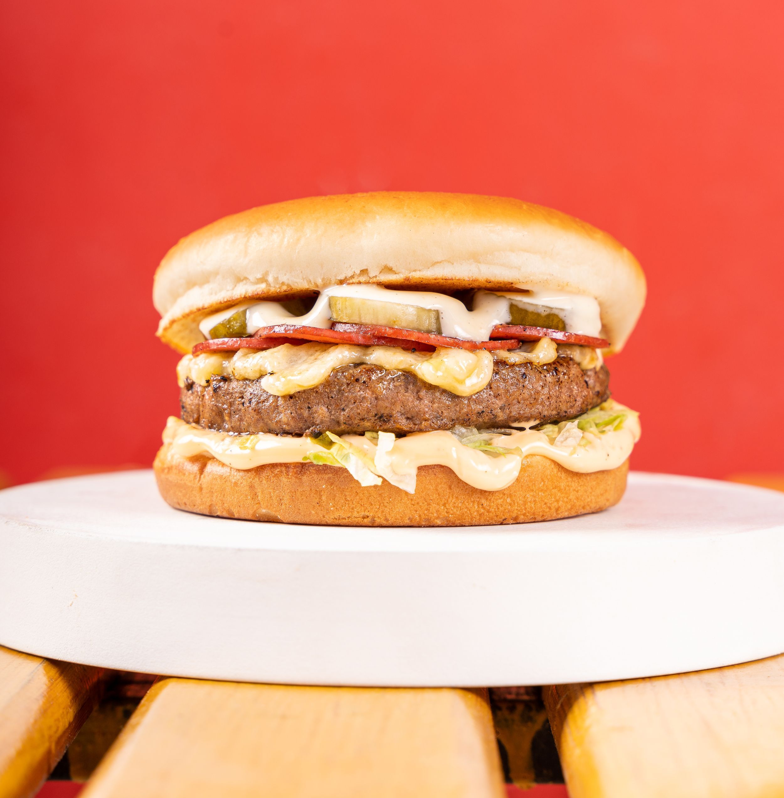 Salami Burger