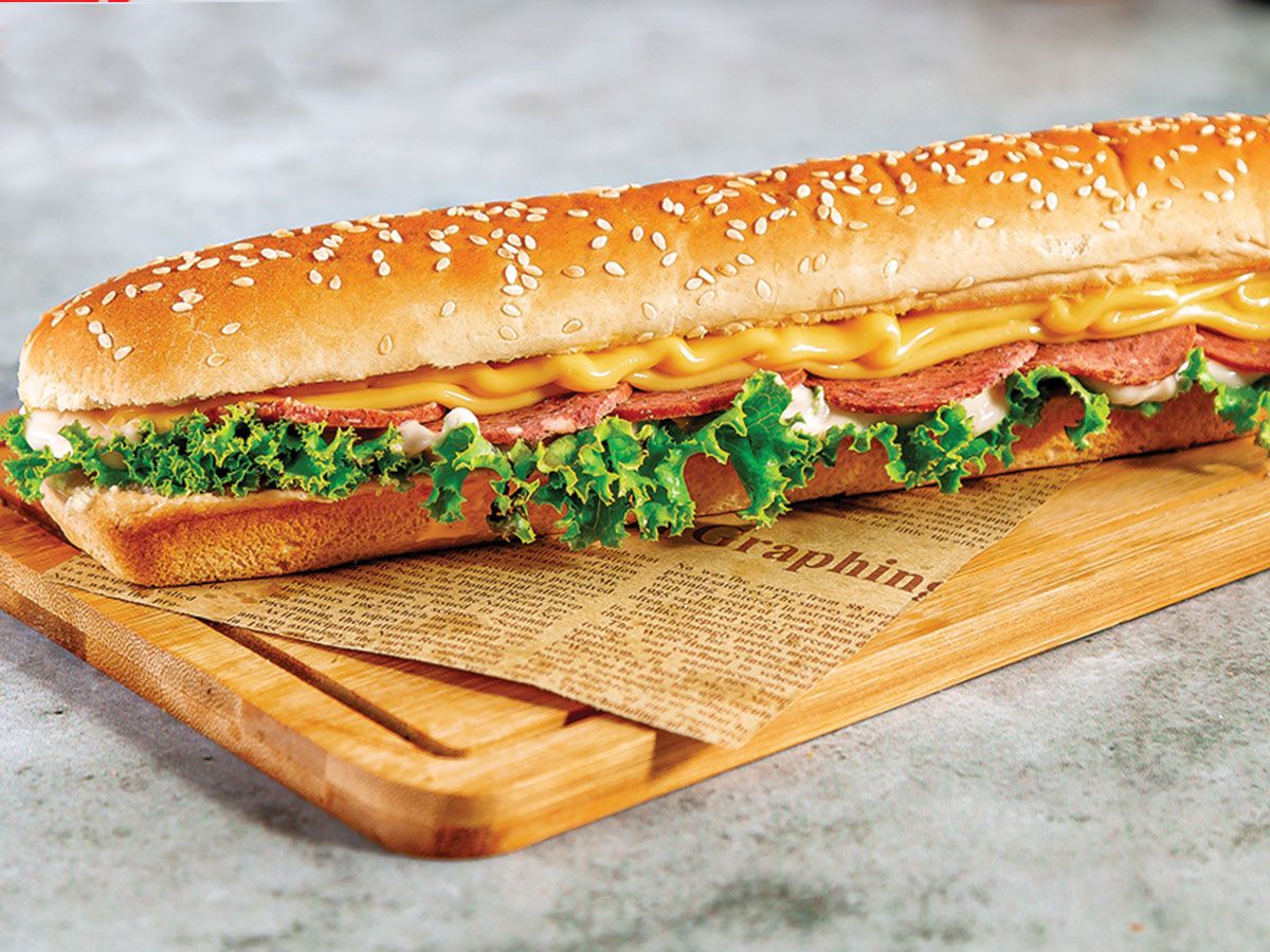Salami cheese Cold Sandwich