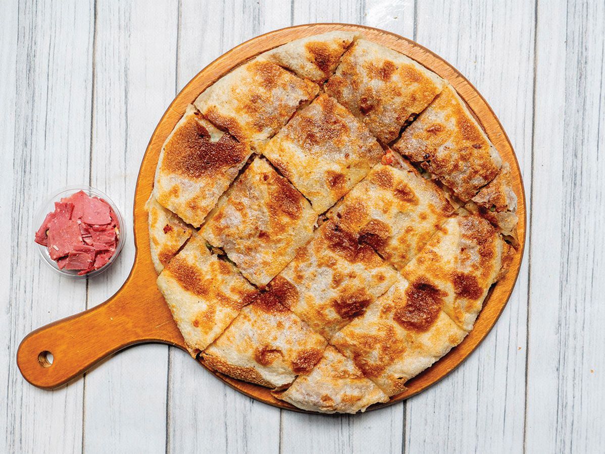 Salami pie