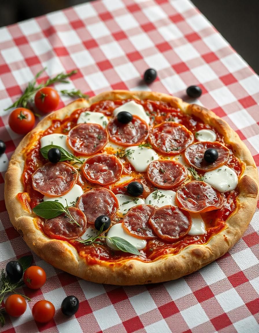 Salami Pizza